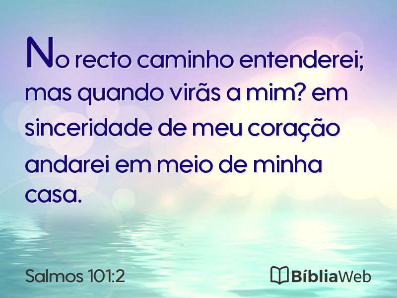 Salmos 101:2 em imagem para compartilhar