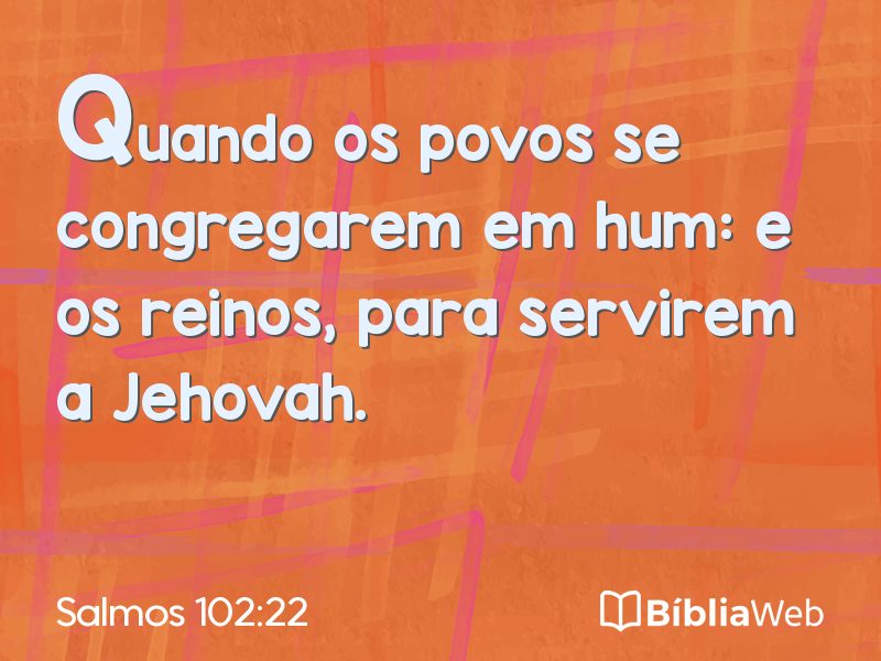 Salmos 102:22 em imagem para compartilhar