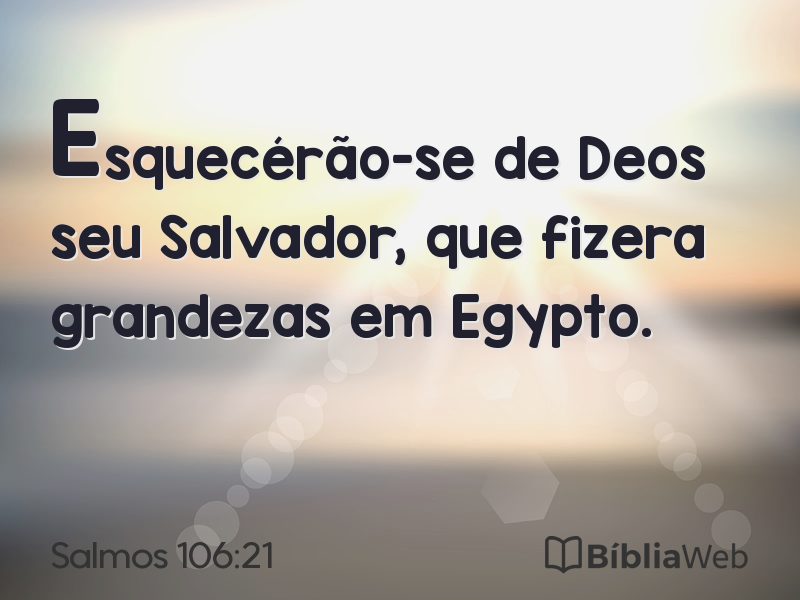 Salmos 106:21 em imagem para compartilhar