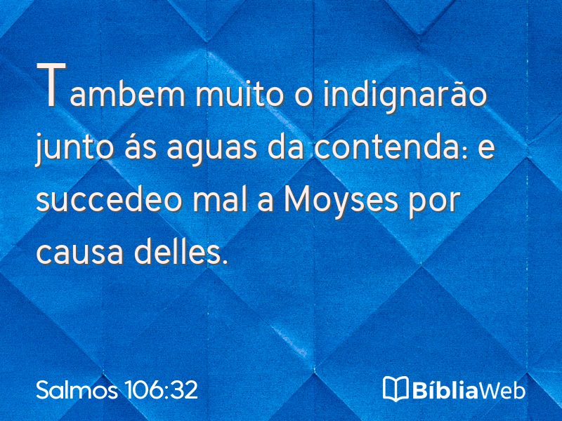Salmos 106:32 em imagem para compartilhar