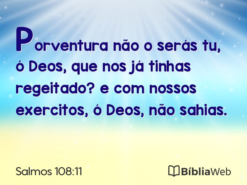 Salmos 108:11 em imagem para compartilhar
