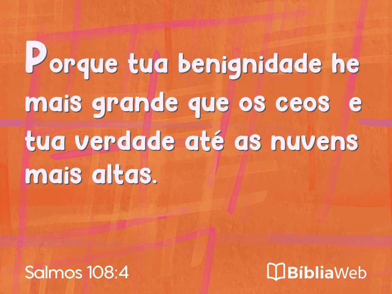 Salmos 108:4 em imagem para compartilhar