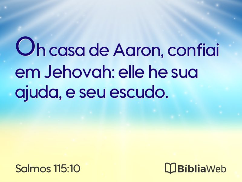 Salmos 115:10 em imagem para compartilhar