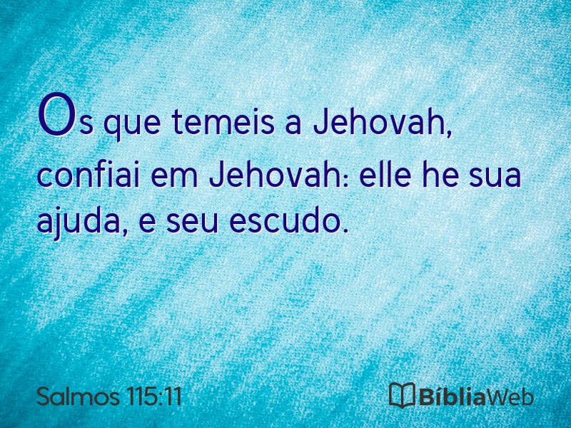 Salmos 115:11 em imagem para compartilhar