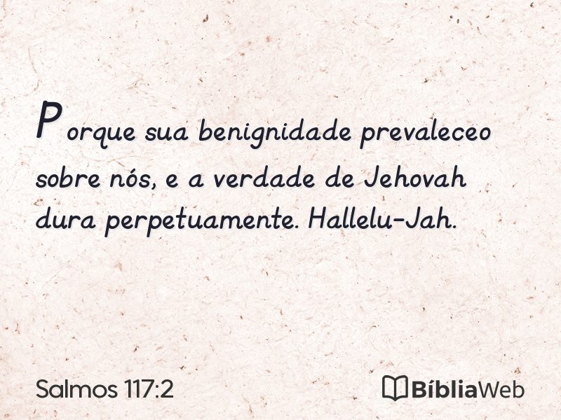 Salmos 117:2 em imagem para compartilhar