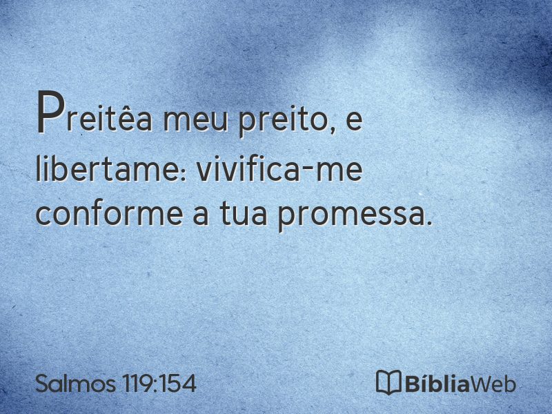 Salmos 119:154 em imagem para compartilhar