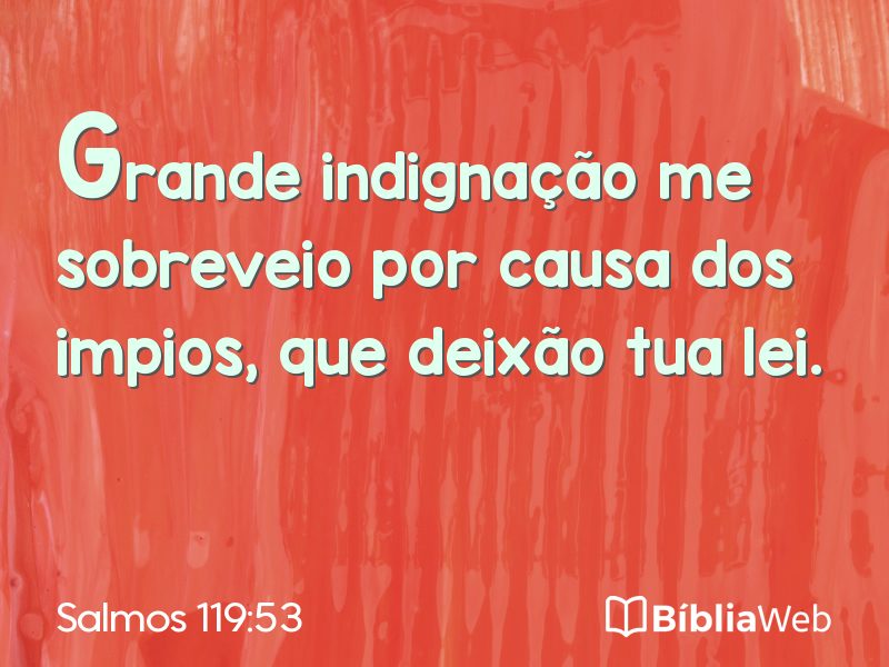 Salmos 119:53 em imagem para compartilhar