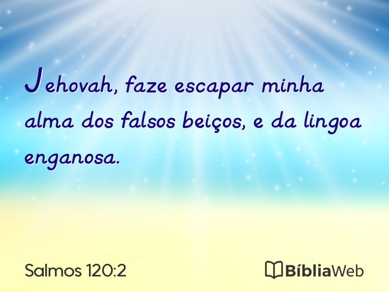 Salmos 120:2 em imagem para compartilhar