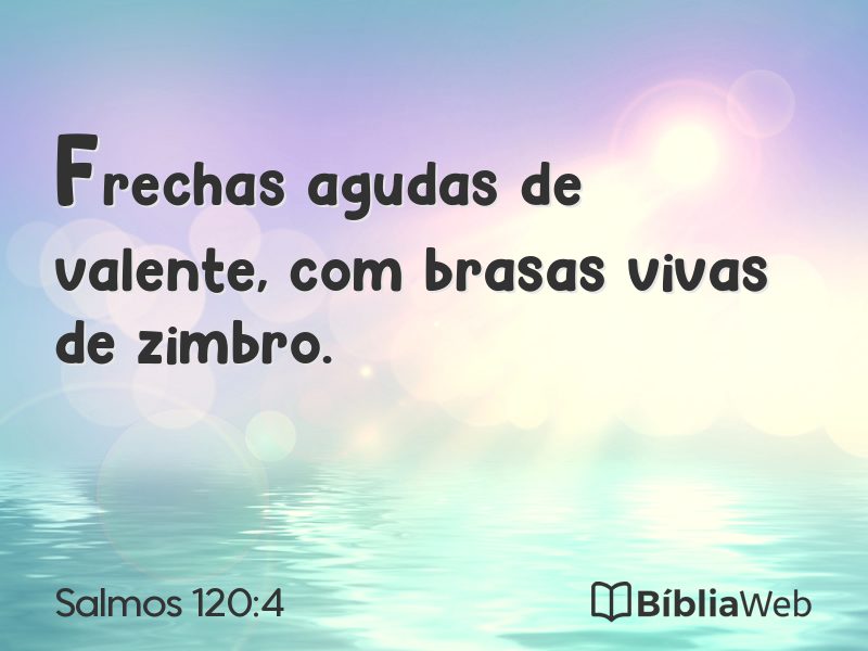 Salmos 120:4 em imagem para compartilhar