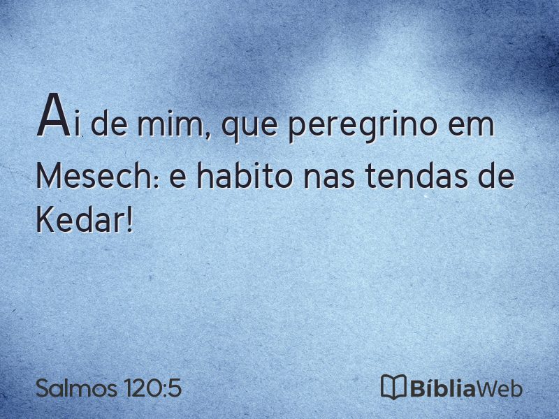 Salmos 120:5 em imagem para compartilhar