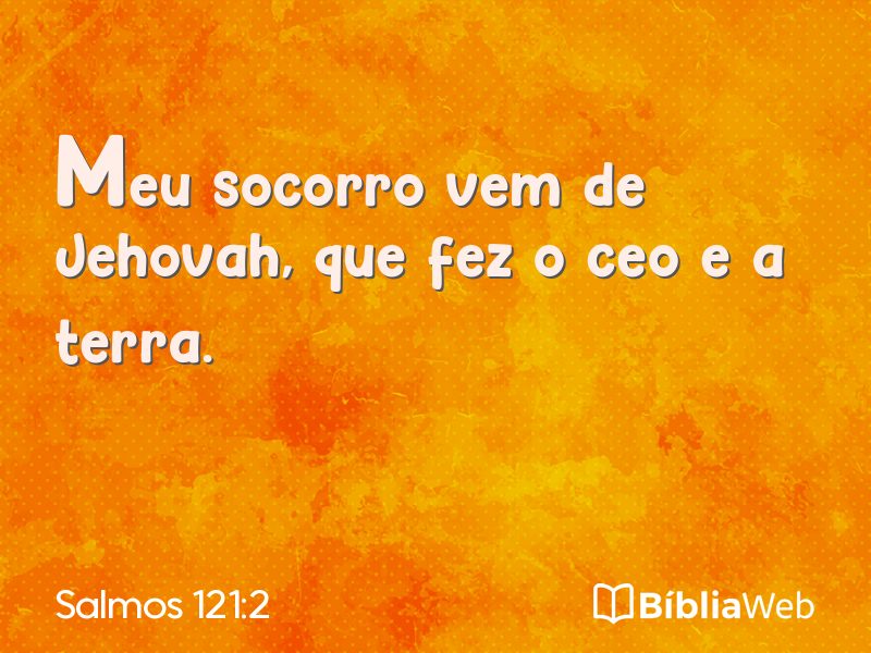 Salmos 121:2 em imagem para compartilhar