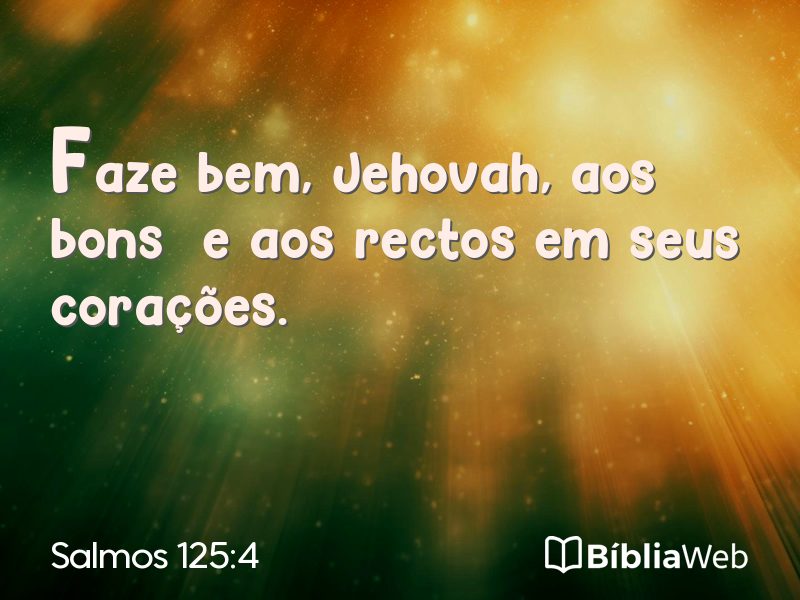 Salmos 125:4 em imagem para compartilhar