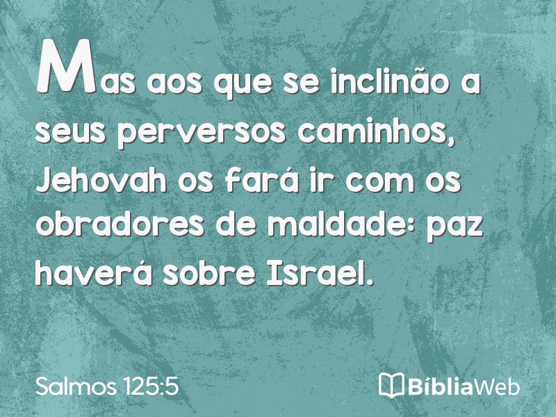 Salmos 125:5 em imagem para compartilhar