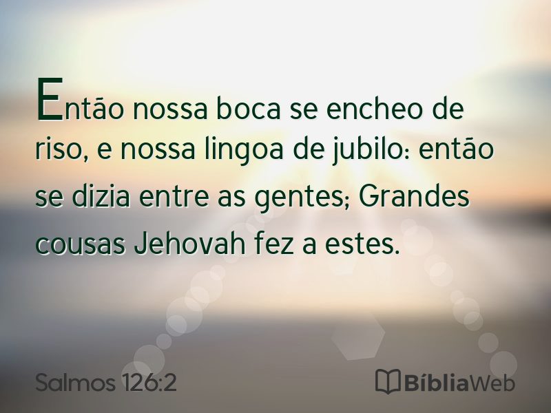 Salmos 126:2 em imagem para compartilhar