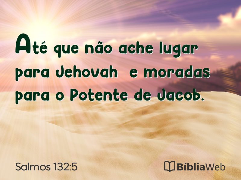 Salmos 132:5 em imagem para compartilhar