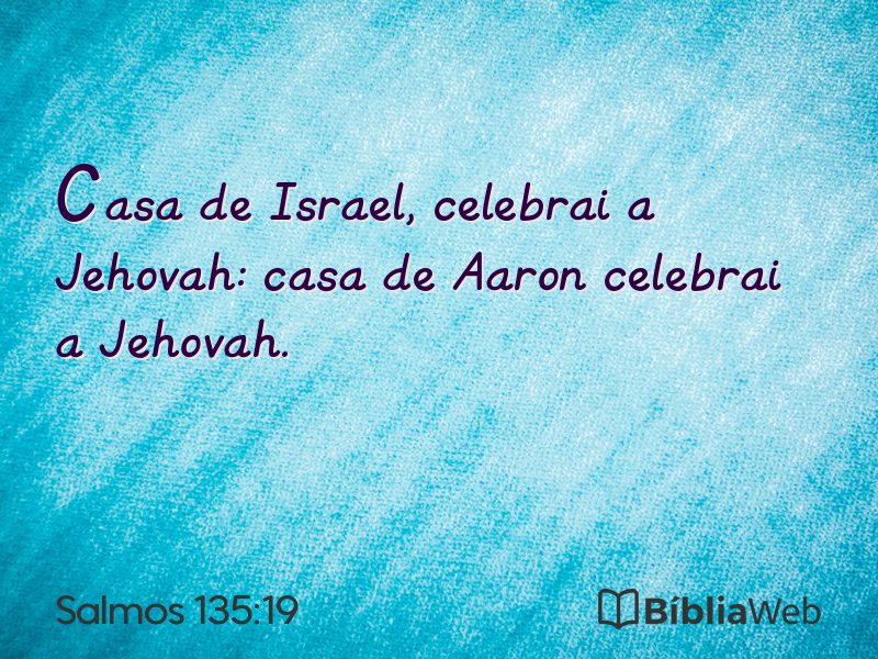 Salmos 135:19 em imagem para compartilhar