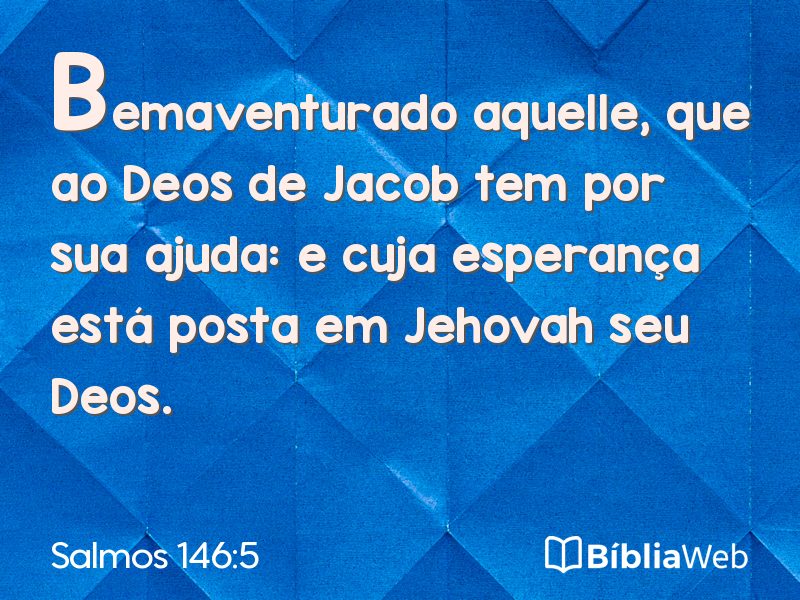 Salmos 146:5 em imagem para compartilhar