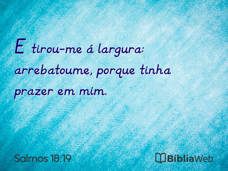 Salmos 18:19 em imagem para compartilhar