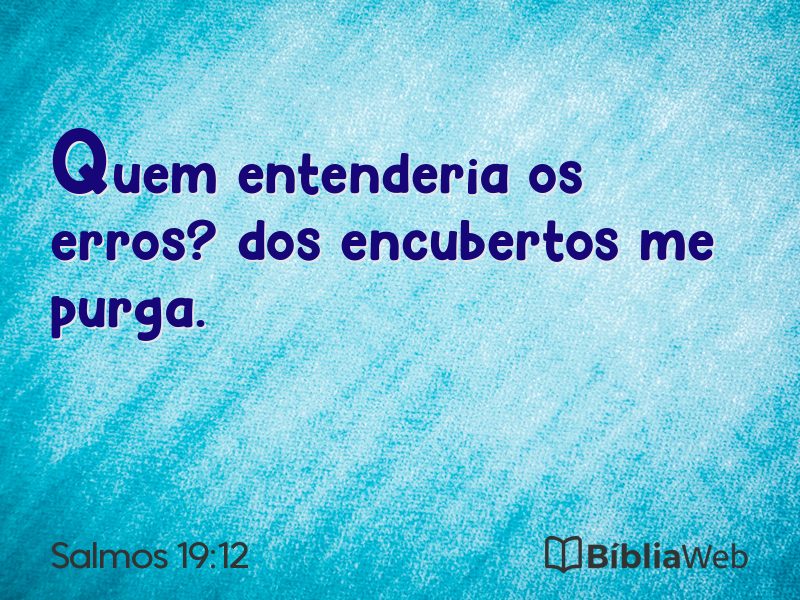 Salmos 19:12 em imagem para compartilhar