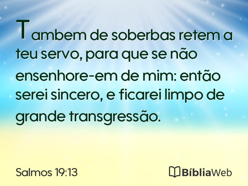 Salmos 19:13 em imagem para compartilhar