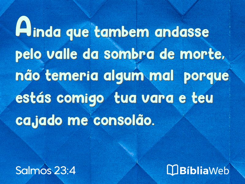 Salmos 23:4 em imagem para compartilhar