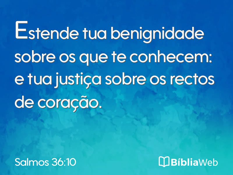 Salmos 36:10 em imagem para compartilhar
