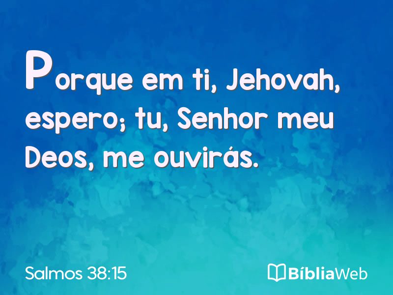 Salmos 38:15 em imagem para compartilhar