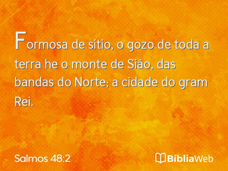 Salmos 48:2 em imagem para compartilhar