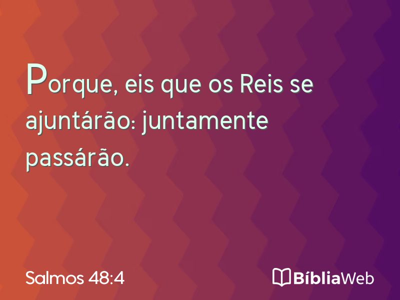 Salmos 48:4 em imagem para compartilhar