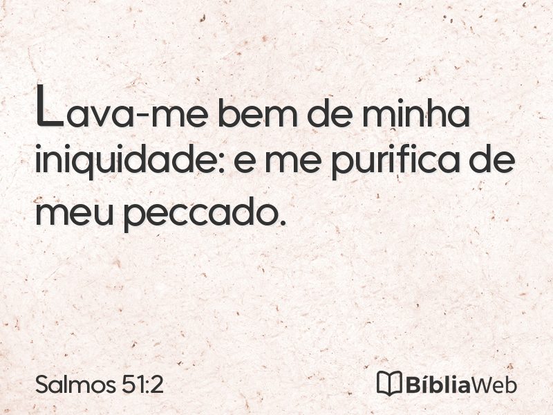 Salmos 51:2 em imagem para compartilhar