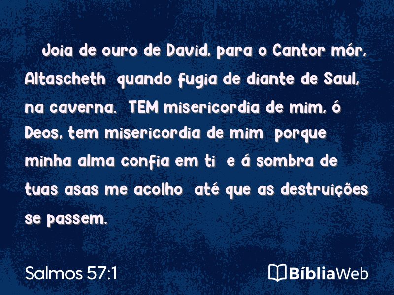 Salmos 57:1 em imagem para compartilhar