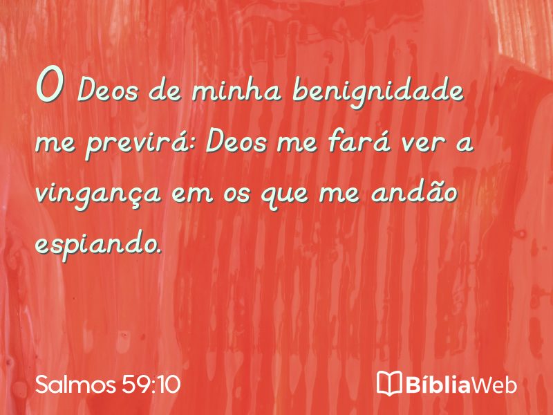 Salmos 59:10 em imagem para compartilhar