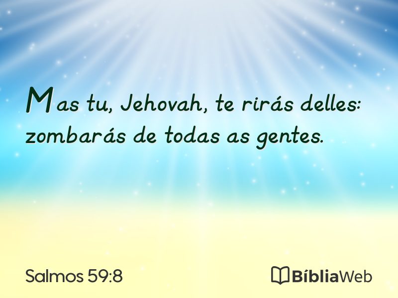 Salmos 59:8 em imagem para compartilhar