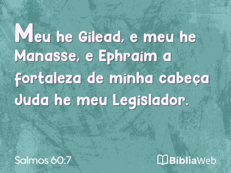 Salmos 60:7 em imagem para compartilhar