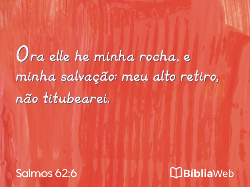 Salmos 62:6 em imagem para compartilhar