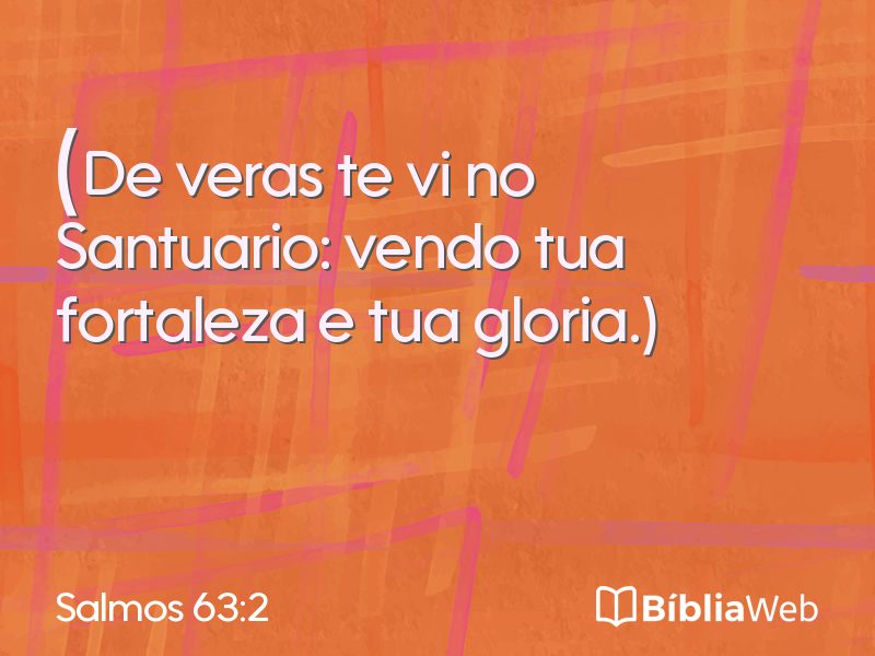 Salmos 63:2 em imagem para compartilhar
