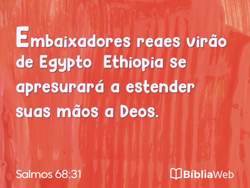 Salmos 68:31 em imagem para compartilhar