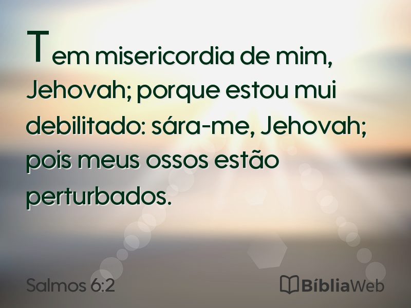 Salmos 6:2 em imagem para compartilhar