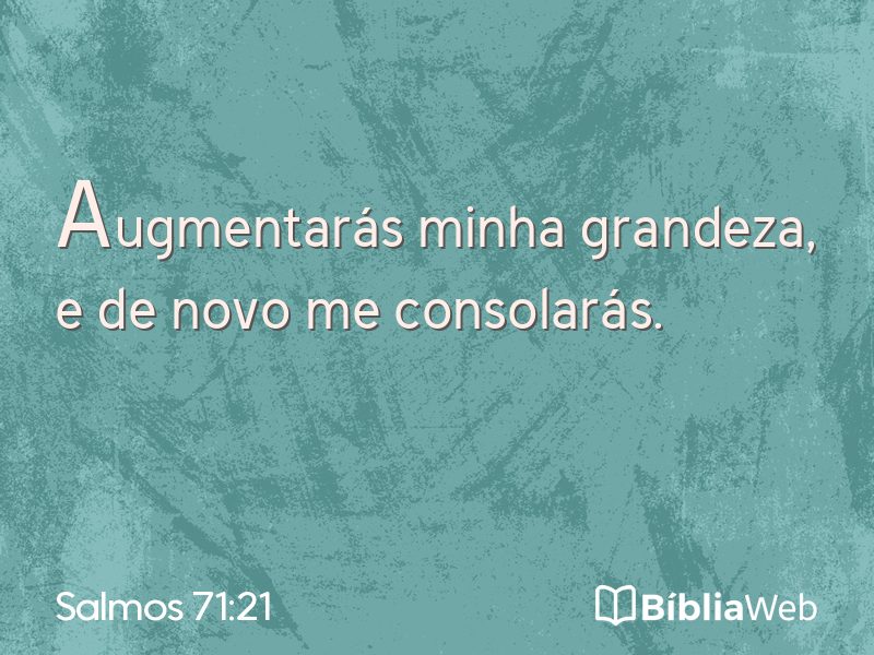 Salmos 71:21 em imagem para compartilhar