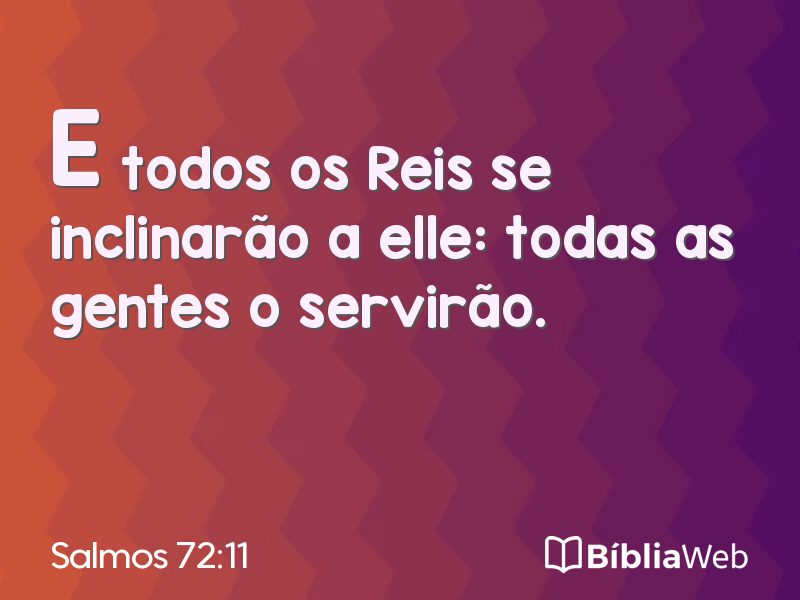 Salmos 72:11 em imagem para compartilhar