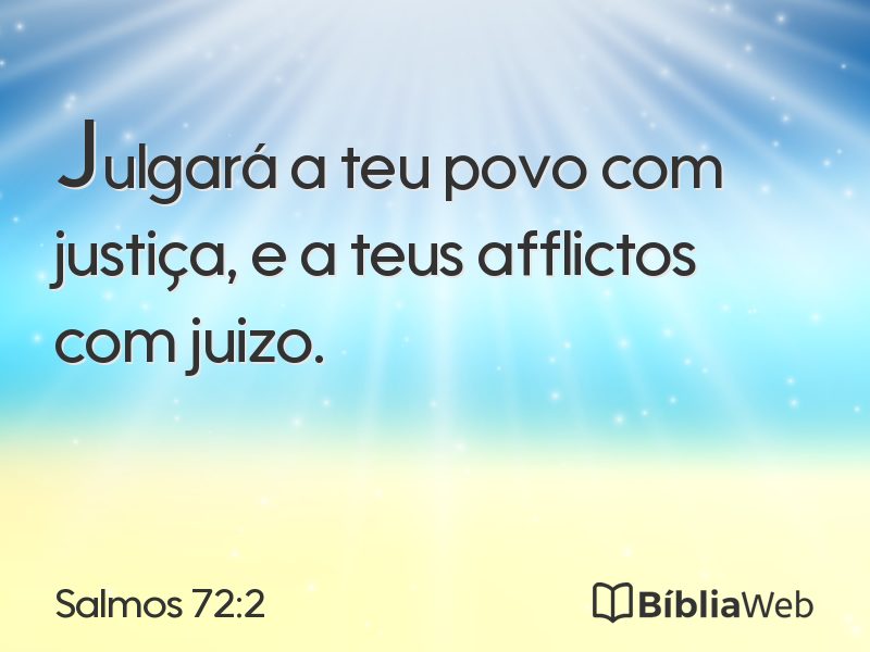 Salmos 72:2 em imagem para compartilhar