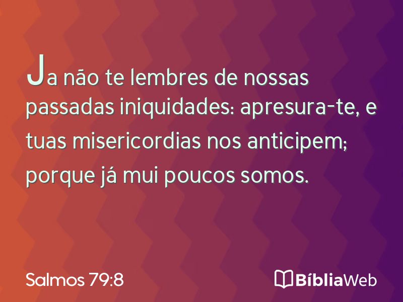 Salmos 79:8 em imagem para compartilhar