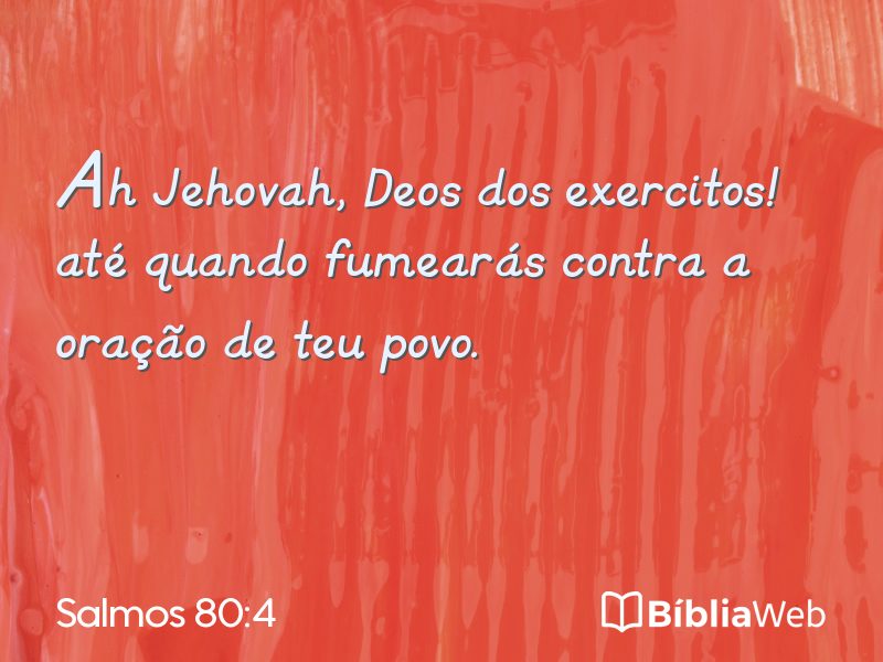 Salmos 80:4 em imagem para compartilhar