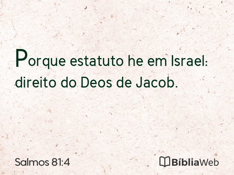 Salmos 81:4 em imagem para compartilhar