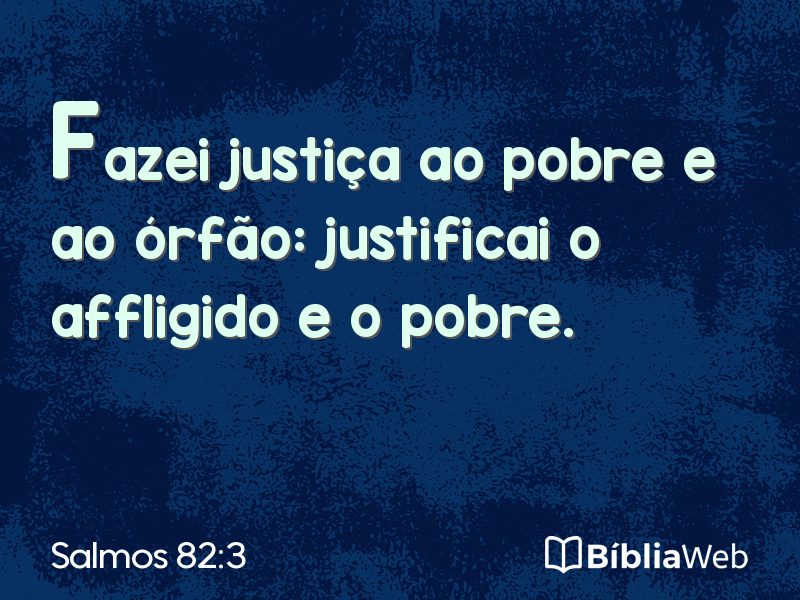 Salmos 82:3 em imagem para compartilhar