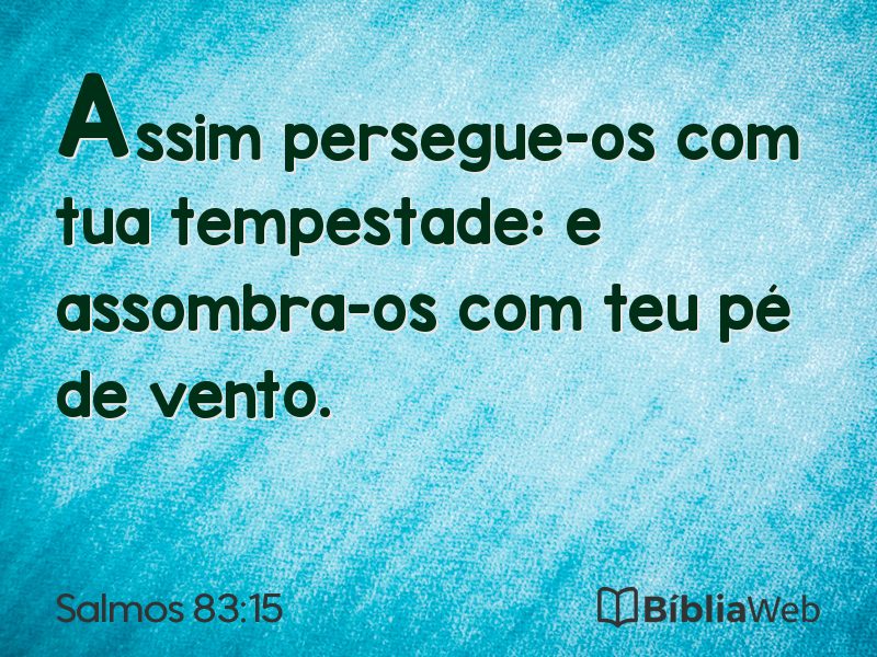 Salmos 83:15 em imagem para compartilhar