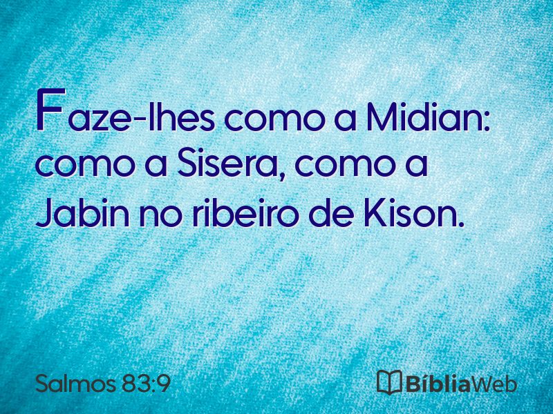 Salmos 83:9 em imagem para compartilhar