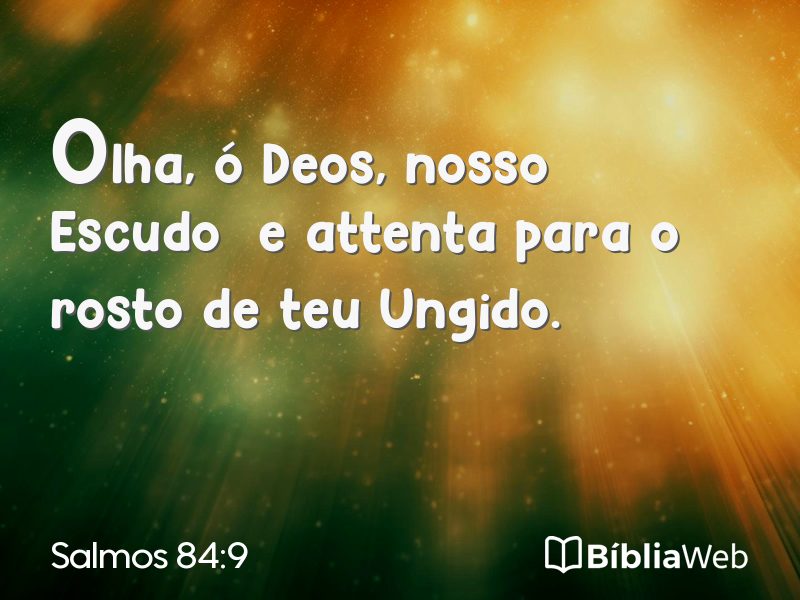 Salmos 84:9 em imagem para compartilhar