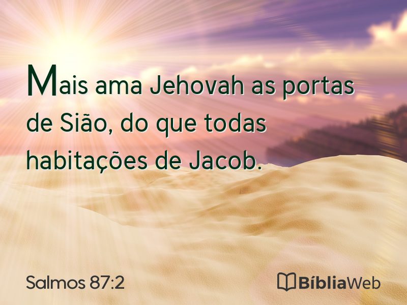 Salmos 87:2 em imagem para compartilhar