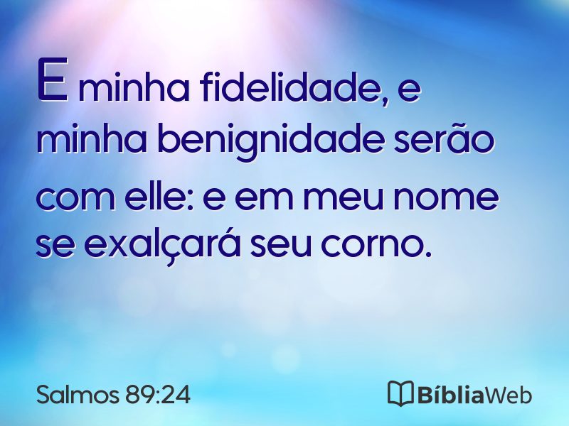 Salmos 89:24 em imagem para compartilhar